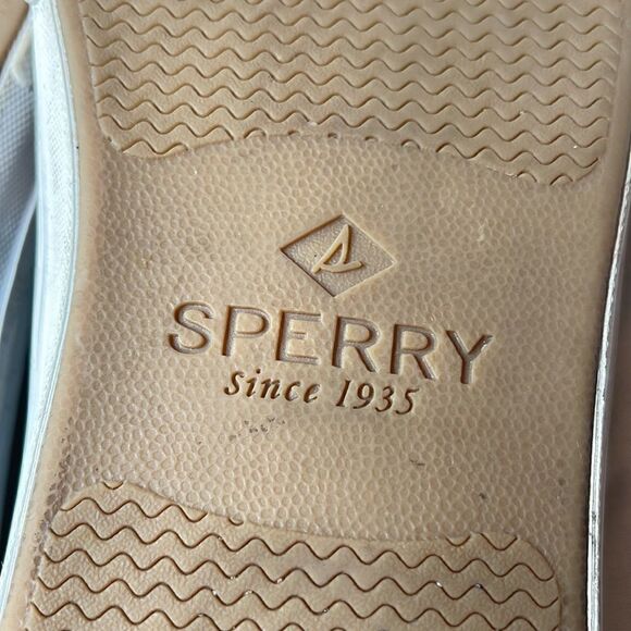 Sperry Top-Sider Striper LTT Grey Leather Lace Up Sneakers. Size 12 - Picture 6 of 8